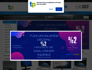 teknolojipazar.com screenshot