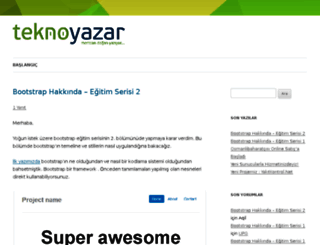 teknoyazar.com screenshot