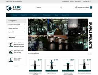 teko-valve.com screenshot