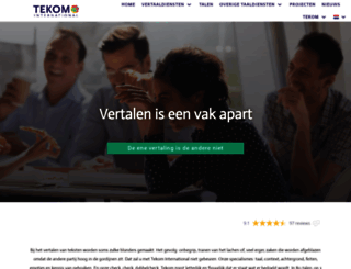 tekom.nl screenshot