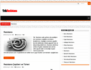 tekrezistans.com screenshot