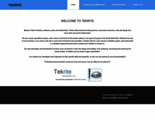 tekrite.co.uk screenshot