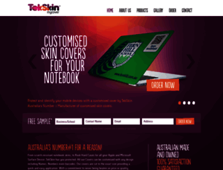 tekskin.com.au screenshot