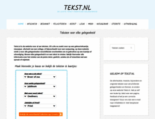 tekst.nl screenshot