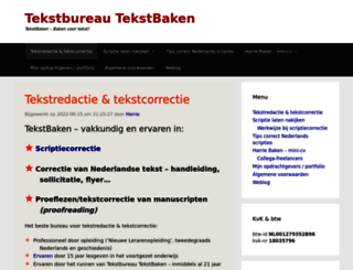tekstbaken.nl screenshot