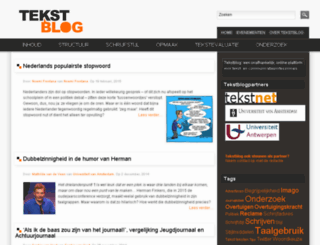tekstblog.nl screenshot