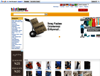 tekstilsanayi.com screenshot