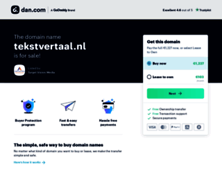 tekstvertaal.nl screenshot