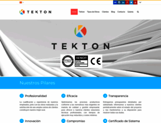 tekton.es screenshot