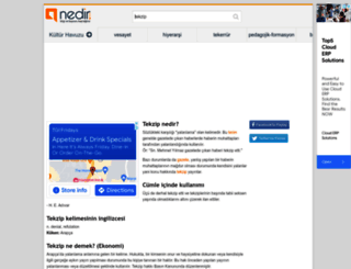 tekzip.nedir.com screenshot