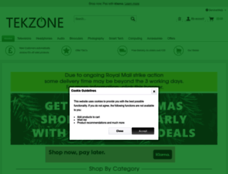 tekzone.co.uk screenshot