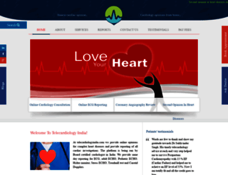 telecardiologyindia.com screenshot