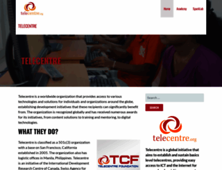 telecentre.org screenshot