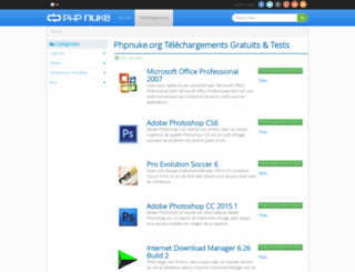 telecharger.phpnuke.org screenshot