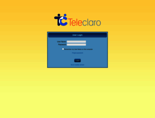 teleclaro.fibrehub.com screenshot