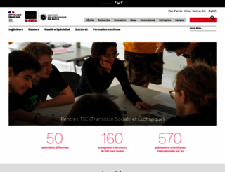 telecom-paristech.fr screenshot