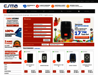 telecomando-esma.com screenshot