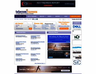 telecomcareers.com screenshot