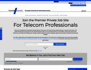 telecomcrossing.com screenshot