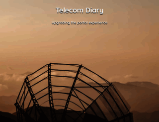 telecomdiary.com screenshot