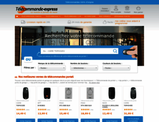 telecommande-express.com screenshot