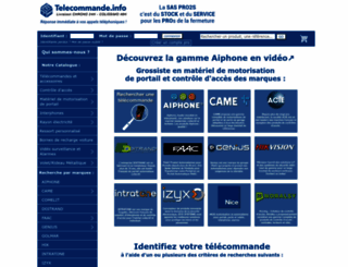 telecommande.info screenshot