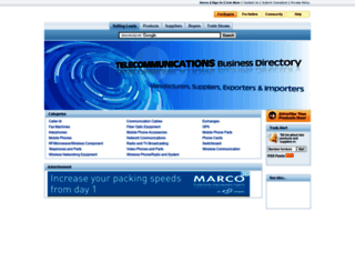 telecommunications-b2b.com screenshot