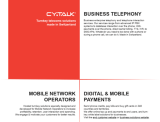 telecoms.cytalk.com screenshot
