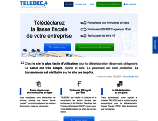 teledec.fr screenshot