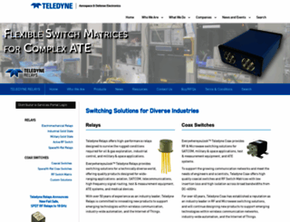 teledynerelays.com screenshot