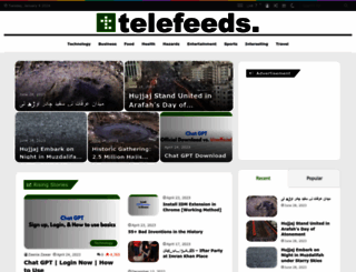 telefeeds.com screenshot