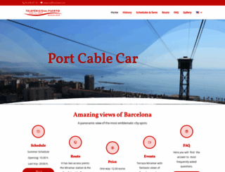 telefericodebarcelona.com screenshot