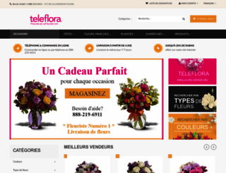 telefleuriste.com screenshot