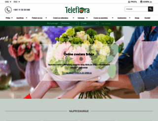 teleflora.rs screenshot