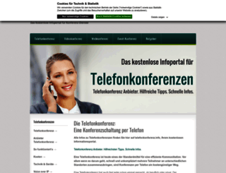 telefonkonferenz.info screenshot