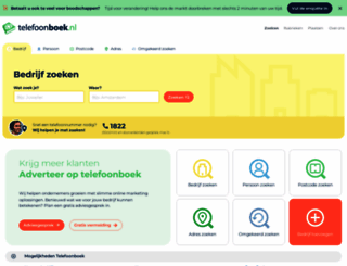 telefoonboek.nl screenshot