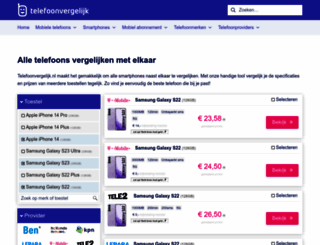 telefoonvergelijk.nl screenshot