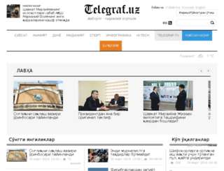 telegraf.uz screenshot