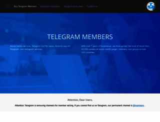 telegram-member.ir screenshot