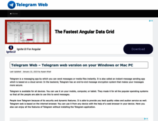 telegram-web.allnigerianewspaper.com screenshot