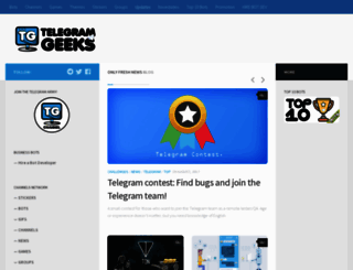 telegramgeeks.com screenshot