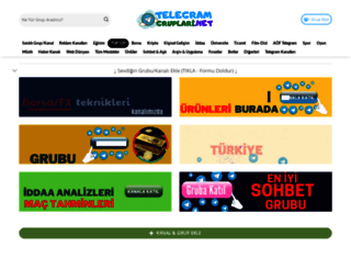 telegramgruplari.net screenshot