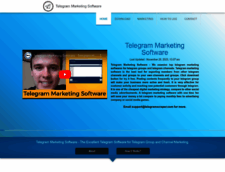 telegrammarketingsoftware.com screenshot