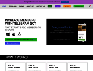 telegramrocket.com screenshot