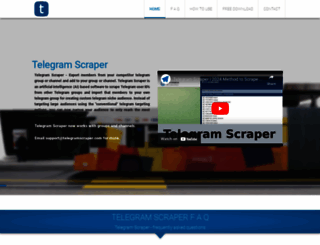 telegramscraper.com screenshot