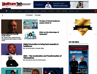 telehealth-europe.healthcaretechoutlook.com screenshot