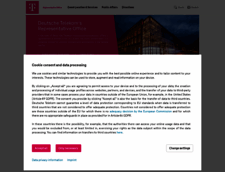 telekom-hauptstadtrepraesentanz.com screenshot