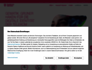 telekom-healthcare.com screenshot
