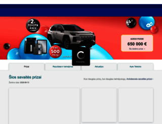 teleloto.lt screenshot