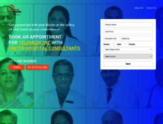 telemedicine.uhlbd.com screenshot